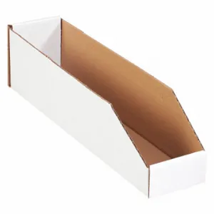 PARTNERS BRAND BINBWZ418 Bins, Open Top, 4x18x4x1/2 Inch Size, 50 PK | CT7LNF 51CK02