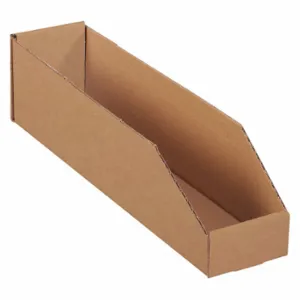 PARTNERS BRAND BINBWZ418K Bins, Open Top, 4x18x4x1/2 Inch Size, 50 PK | CT7LNG 51CK03