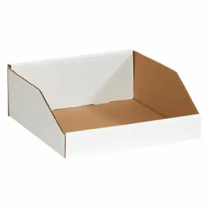 PARTNERS BRAND BINMT16124 Bins, Open Top, 16x12x4 Inch Size, 50 PK | CT7LMZ 51CJ87