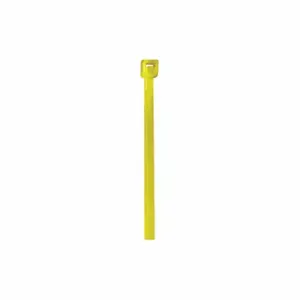 PARTNERS BRAND CT422J Cable Ties, Fluorescent Yellow, 18, PK 1000 | CT7LQB 50KT45