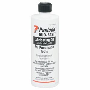 PASLODE 403720 Air Tool Oil, Lubrication Oil, 32 Deg F, 16 Oz Container Size, Bottle | CN8MHQ 60RA57