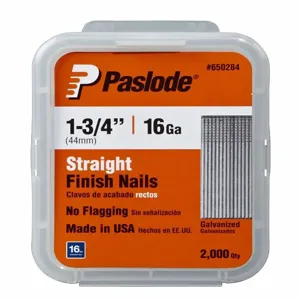 PASLODE 650284 Trim Nails, 1-3/4 Inch Length, Low Carbon Steel | CG8YMM 60RA98