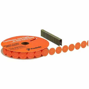 PASLODE 650592 Plastic Caps And Staples, 1 Inch Length, Low Carbon Steel | CG8YNM 60RA58