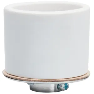 PASS AND SEYMOUR 10045 Medium Base Lampholder, 250 V, White | CH4EWQ