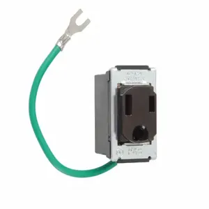 PASS AND SEYMOUR 1333 Despard Receptacle, Brown | CH4CQW