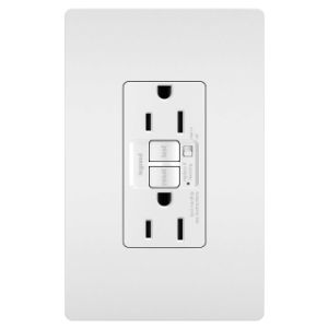 PASS AND SEYMOUR 1597-TRAW GFCI Receptacle, Tamper Resistant, 15A, 125V | CH4HUQ