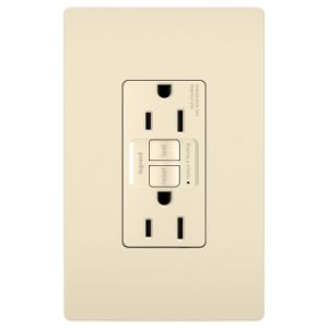 PASS AND SEYMOUR 1597-TRLA GFCI Receptacle, Tamper Resistant, 15A, 125V | CH4JEV