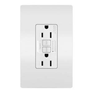 PASS AND SEYMOUR 1597-TRW GFCI Receptacle, Tamper Resistant, 15A, 125V | CH4JEL