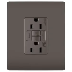 PASS AND SEYMOUR 1597-TRWR GFCI Receptacle, Weather Resistant, 15A | CH4JFF