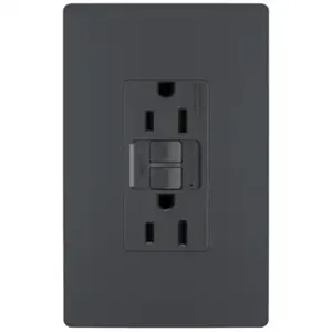 PASS AND SEYMOUR 1597TRGCC4 GFCI Receptacle, Tamper Resistant, 15A | CH4JEU