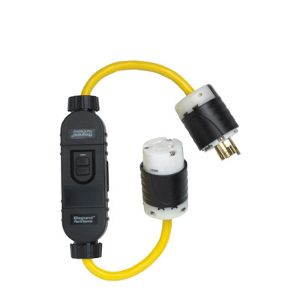 PASS AND SEYMOUR 2094-TL2A Tragbares Inline-GFCI-Kabel, 2 Fuß langes Kabel, 20 A, 125 V, Auto-Reset | CH4EJH