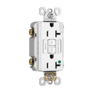 PASS AND SEYMOUR 2097-HGW GFCI Receptacle, Hospital Grade, 20A, White | CH4DZE