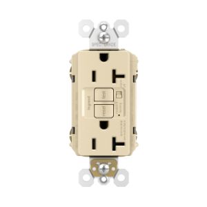 PASS AND SEYMOUR 2097-TRAI GFCI Receptacle, Tamper Resistant, 20A, Ivory | CH4KDB