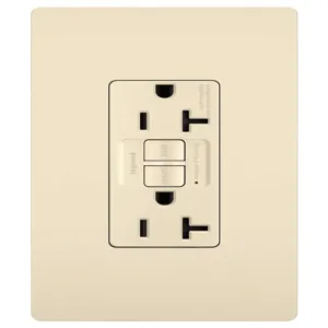 PASS AND SEYMOUR 2097-TRRLA GFCI Receptacle, Tamper Resistant, 20A, Light Almond | CH4JLP