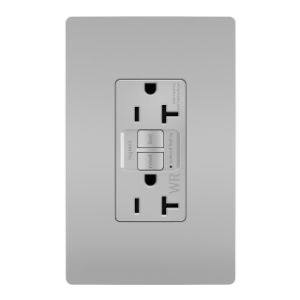 PASS AND SEYMOUR 2097-TRWRNAGRY GFCI Receptacle, Tamper Resistant, 20A, 125V | CH4HZT