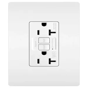 PASS AND SEYMOUR 2097-TRWRW GFCI Receptacle, Weather Resistant, 20A, 125V | CH4JGX