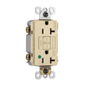 PASS AND SEYMOUR 2097HGTRWRI GFCI Receptacle, Hospital Grade, Tamper Resistant, 20A | CH4DFT