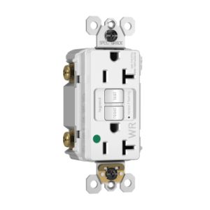 PASS AND SEYMOUR 2097HGTRWRW GFCI Receptacle, Hospital Grade, Tamper Resistant, 20A | CH4DFW
