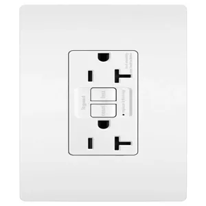 PASS AND SEYMOUR 2097-TRRW GFCI Receptacle, Tamper Resistant, 20A, White | CH4JLQ