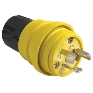 PASS AND SEYMOUR 24W-34 Locking Plug, 277V, Yellow | CH3ZRH