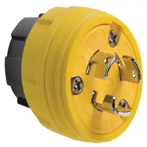 PASS AND SEYMOUR 24W-47 Locking Plug, 277V, Yellow | CH3ZRJ