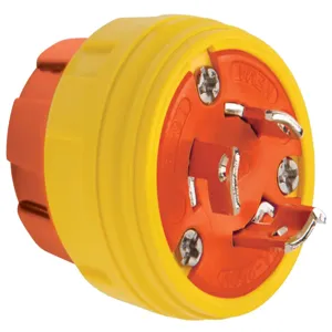 PASS AND SEYMOUR 24W49AM Locking Plug, 15A, 250V | CH4KQG