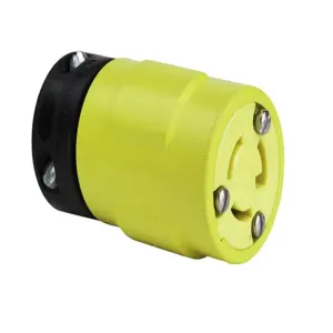 PASS AND SEYMOUR 2534 Locking Connector, Rubber, 277V | CH4JPH