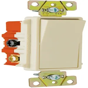 PASS AND SEYMOUR 2622-I Decorator Paddle Switch, Ivory, 120V | CH4KFD