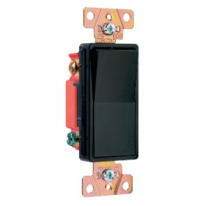 PASS AND SEYMOUR 2623-BK Decorator Paddle Switch, Black, 120V | CH4KEN