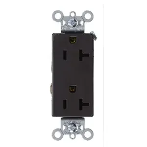 PASS AND SEYMOUR 26342 Heavy Duty Duplex Receptacle, 20A, 125V, Brown | CH4DNG