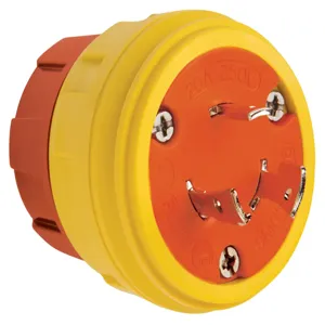 PASS AND SEYMOUR 26W48AM Locking Plug, 20A, 250V | CH4KQM