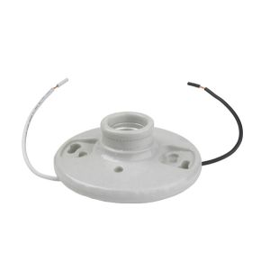 PASS AND SEYMOUR 272-WH6 Medium Base Lampholder, 250 V | CH4EXD