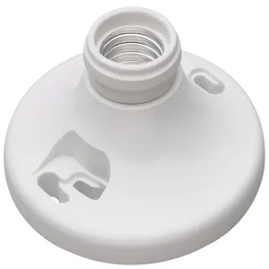 PASS AND SEYMOUR 276-WH Medium Base Lampholder, 250 V, White | CH4EWU