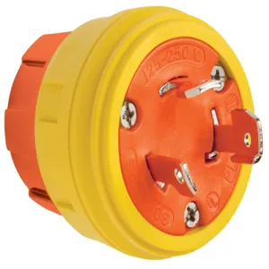 PASS AND SEYMOUR 28W08AM Locking Plug, 30A, 125V, 125/250V | CH4KQZ