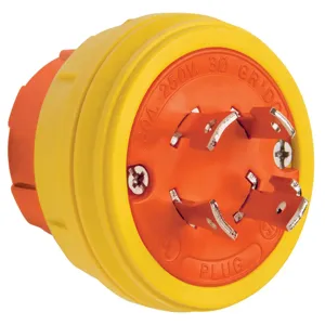 PASS AND SEYMOUR 28W75AM Locking Plug, 30A, 250V | CH4KQW