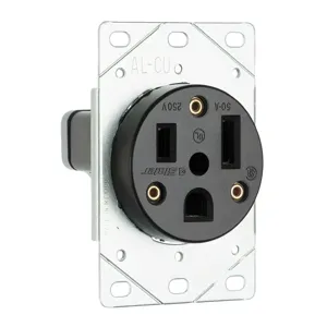 PASS AND SEYMOUR 3804 Receptacle, Power Outlet, 250V | CH4HTF