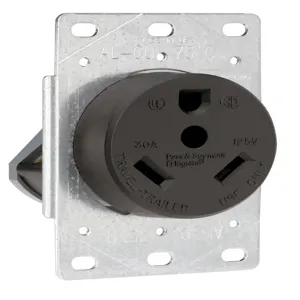 PASS AND SEYMOUR 3830 Receptacle, Power Outlet, 125V | CH4HRY