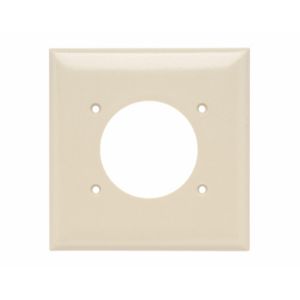 PASS AND SEYMOUR 3862-I Wall Plate Receptacle Opening, 2 Gang, Ivory | CH4HRH