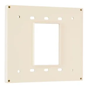 PASS AND SEYMOUR 4AP-RED Quad Adapter Plate, Red | CH4HTY