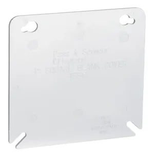 PASS AND SEYMOUR 4SBC Square Box Cover, 4 Inch Size, 50 Pack | CH4ACW