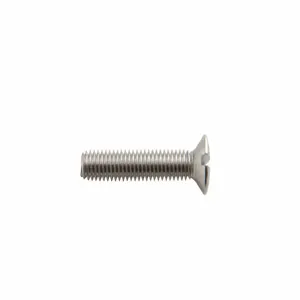 PASS AND SEYMOUR 512-S Wall Plate Screws, Oval Head Milled Slot, 6 x 32 Thread, Stainless Steel | CH4MVM