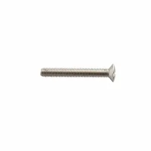 PASS AND SEYMOUR 513-S Wall Plate Screws, Oval Head Milled Slot, 6 x 32 Thread, Stainless Steel | CH4MVL