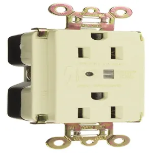 PASS AND SEYMOUR 5262-BKSP Duplex Receptacle, Specification Grade, Surge Protective, Black | CH4KGG