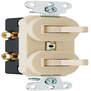 PASS AND SEYMOUR 690-I Combination Switch, Non Grounding, 120V, Single Pole | CH4FDT