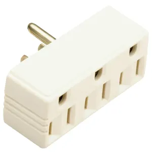 PASS AND SEYMOUR 697-I Plug In Adapter, 2 Pole, 3 Wire, 15A, 125V, Ivory | CH3ZAB