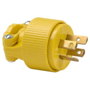 PASS AND SEYMOUR 7251-DF Plug, Yellow, 4 Pole, 4 Wire | CH4FAF