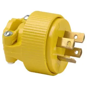 PASS AND SEYMOUR 7251-DF Plug, Yellow, 4 Pole, 4 Wire | CH4FAF