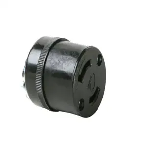 PASS AND SEYMOUR 7506 Connector, 15A, Black | CH3YQK