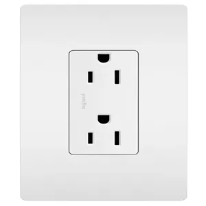 PASS AND SEYMOUR 885-W Duplex Receptacle, 15A, 125V | CH4HUH