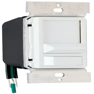 PASS AND SEYMOUR 90680-W Wide Slide Dimmer, 120V, White | CH4MYW